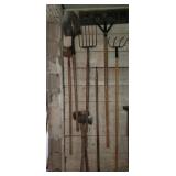 Silage Hook, Shovel, 5 Tine Fork, Axes and More