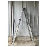Adjustable Ladder, Hook, Pipe