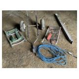 Rolling Pneumatic Cart, Extension Cord, Backpack
