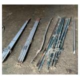 Steel T Posts - 10 New, Remaining Used