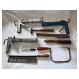 Saws, Wire Brushes, Caulk Guns