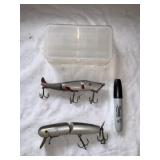 Muskie Lures - Qty 2, Tackle Sorter