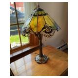 Table Lamp w/Glass Shade