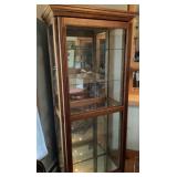 Glass Curio Cabinet, Sliding