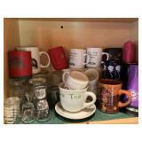 Coffee Cups, Shot Glasses, Mugs, Glasses