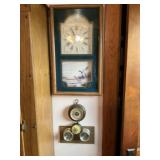 Wall Clock, Barometers, Humidity and Temp Gauges