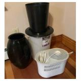 Large Vase, Garbage Cans - Qty 2, Humidifier
