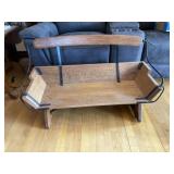 Vintage Buckboard Wagon Seat Bench