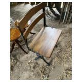 Vintage School Desk Seat