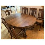 Oval Wooden Kitchen Table, 6 Chairs, 6 - 7.5ï¿½