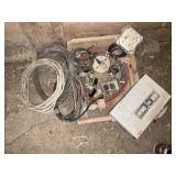GE 30Amp Shut Off, Outlet Boxes, Wire, Switches