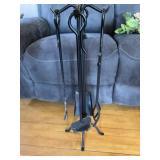 Fireplace Tools w/Stand