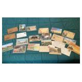 Vintage Stamped Post Cards - 1920ï¿½s thru 1960ï¿½s