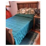 Double Bed, Head Board, Base Board and Mattress