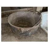 Cast Cauldron - 14"H, 27"D