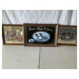 Pabst Blue Ribbon Mirrors-Qty -3 15ï¿½x15ï¿½/15ï¿½x22ï¿½