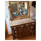 Vintage Dresser and Mirror -  42x36x20