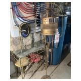 Metal Bird Cage, Make Up Table and Chair