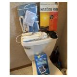 Heating Pads -Qty 3, Scale, Blood Pressure Monitor