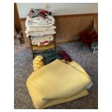 Sleeping Bags -  Qty 3, Blankets Pillows and More