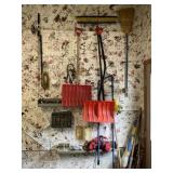 Shovels, Flags, Garden Hose, Brooms, Vacuum