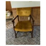 Vintage Barley Twist Arm Chair