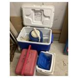 Cooler - Qty 3, Water Jug Coolers - Qty 2