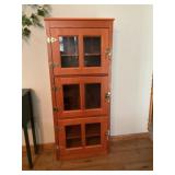 Glass Window Cabinet 23x52x9