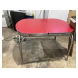 Vintage Enamal Top Table 44x35x30