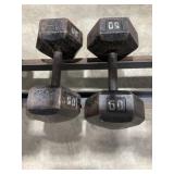 Dumbbells - Set of 50lb