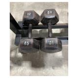 Dumbbells - Set of 45lb