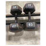 Dumbbells - Set of 40lb