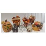 Fall Decor - Flowers, Vases, Sarcecrow,
