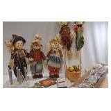Scarecrows - Qty 5, Solar Lights - Qty 5,