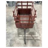Red Two Wheeled Wagon -2