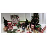 Table Top Christmas Trees, Ornaments, Paper,