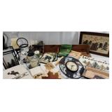 Hurircane Lamps w/Battery Candles,