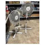Pedestal Floor Fans - Qty 3