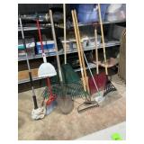 Rakes, Brooms, Shovels
