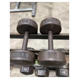 Dumbbells - Set of 25lb