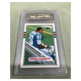 Barry Sanders 1989 Topps Rookie graded 10