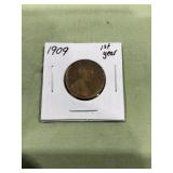 1909 wheat cent