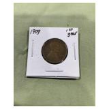 1909 wheat cent