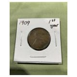 1909 wheat cent