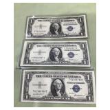 3-1935 1.00 silver certificates Uncirculated