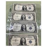 4- 1935 silver certificates