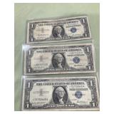3- 1957 Silver Certificate Star Notes