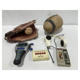 Wilson Baseball Glove w/Ball,  football, Vintage