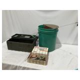 Fishing Tackle Box w/Tackle and More