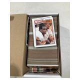 Football card box with vintage